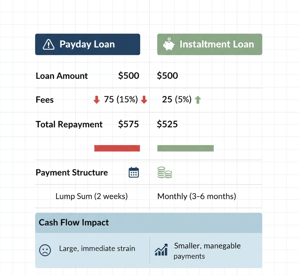 Payday Loan Cost Breakdown Fees vs Real Repayment Impact