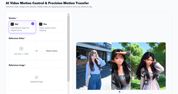 AI Video Motion Control