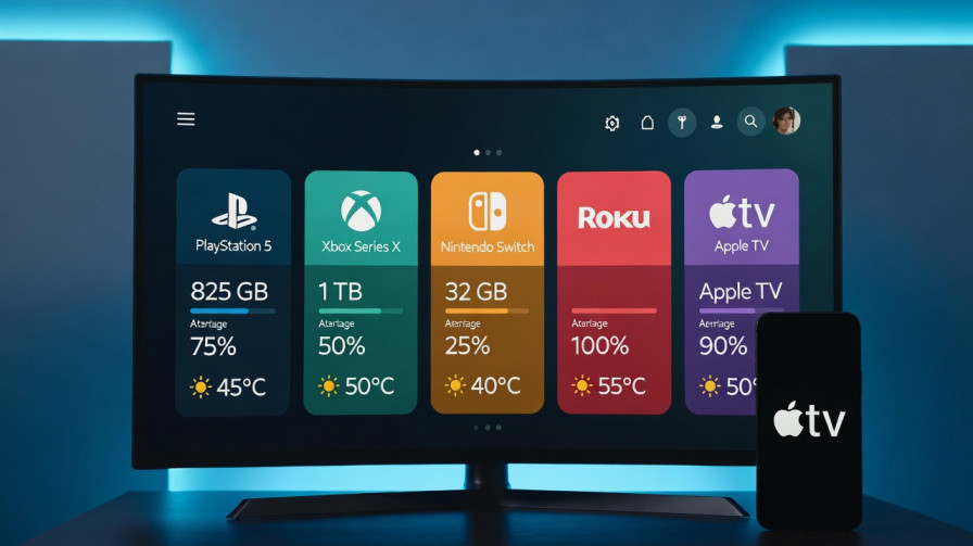 Family using QuikConsole.com parental controls to manage children's gaming screen time across devices