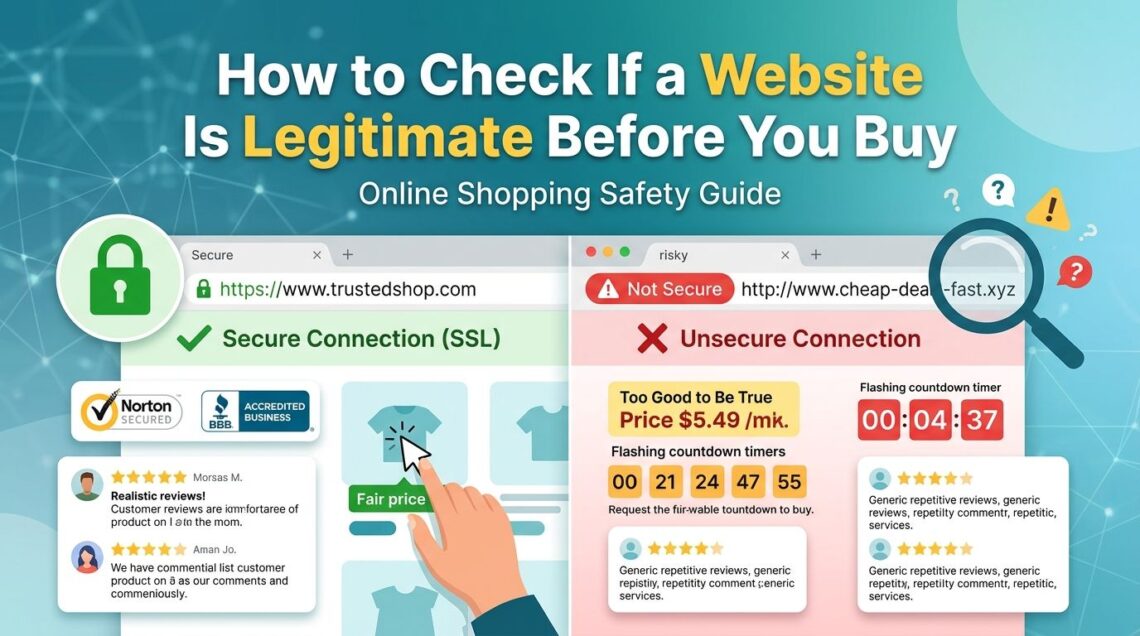 How to Check If a Website Is Legitimate Before You Buy